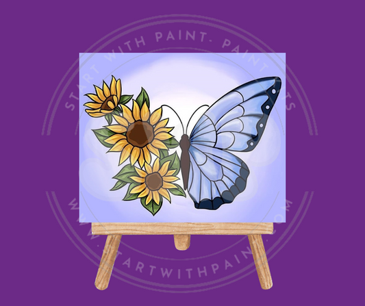 Butterfly Sunflower Paint Kit