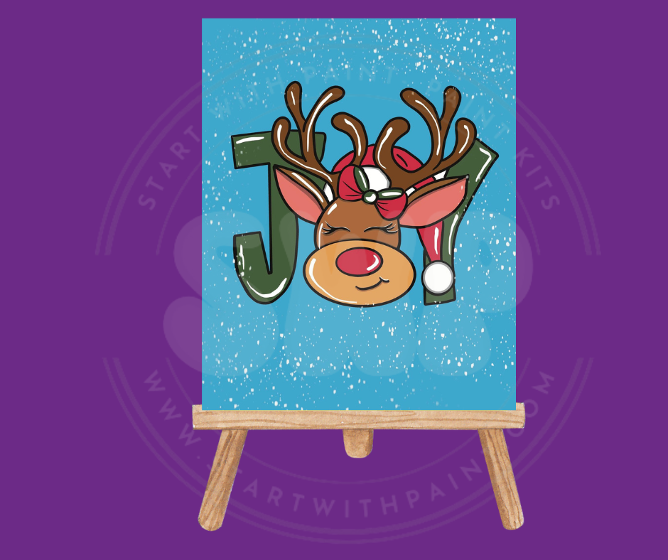 Santa's Reindeer Paint Kit